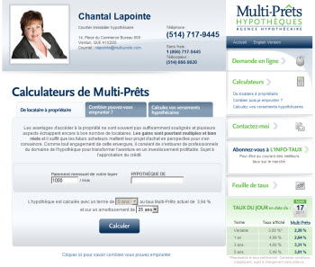 Capacit&eacute; maximale d'emprunt