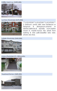 Quelques annonces en vedette