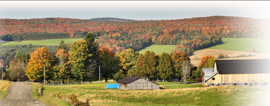 Dixville dans la région de Coaticook