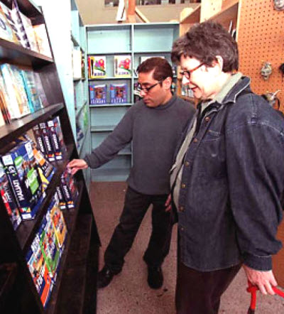 Techniques de vente dans une librairie de Montréal